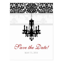 Salvar o damasco BW do candelabro do cartão da dat Cartao Postal