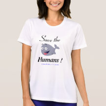 "Salvar os seres humanos! "Baleia de uma camisa T-shirts