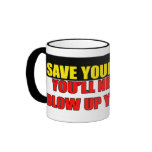 Salvar seu presente da caneca da respiração