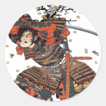 Samurai Adesivos Redondos
