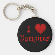 Sangue do gotejamento do KRW eu amo vampiros Chaveiro