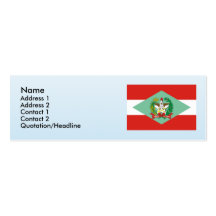 Santa Catarina, Brasil Modelo Cartão De Visita
