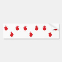 Santo-Leger, Gaume, bandeira de Bélgica Adesivos