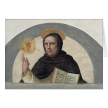 Santo Vincent Ferrer (fresco) Cartao