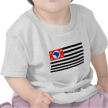 São Paulo, bandeira de Brasil T-shirt