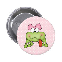 Sapo bonito da menina de Toadally Pins