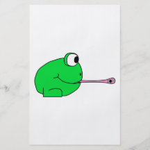 Sapo e mosca panfletos personalizado
