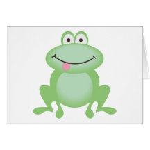 Sapo verde de Luttle Cartoes