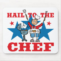 Saraiva ao cozinheiro chefe do CHURRASCO Mouse Pad