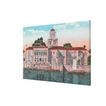 Sarasota, Florida - opinião John Ringling Impressão Em Canvas
