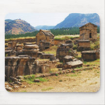 Sarcófago e túmulos na necrópolis Hierapolis Mouse Pads