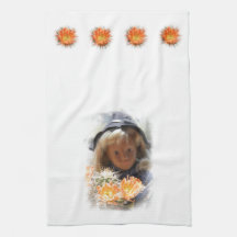 Sasha Scout mit Kaktusblüten Geschirrtuch Küchenhandtuch