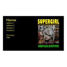 SATIVA INDICA DA MENINA SUPER CARTOES DE VISITAS