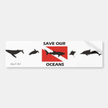 Save Our Oceans - Sticker Adesivos