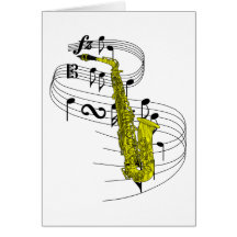 Saxofone Cartoes