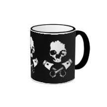 Scalawag & pistões cruzados caneca