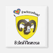 Schaffhausen Suíça Suisse Svizzera íman Imã De Geladeira