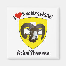 Schaffhausen Suíça Suisse Svizzera íman Imãs De Geladeira