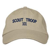Scout Troop Cap Bones