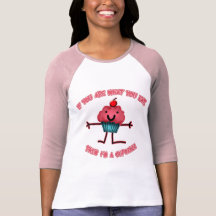 Se você é o que você come, a seguir eu sou um cupc t-shirts