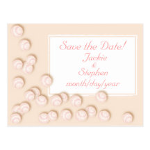 Seashells dispersados cartao postal