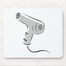 Secador de cabelo mouse pads