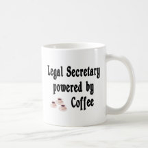 Secretário legal canecas