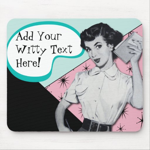 Secretário Sassy Mousepad do vintage