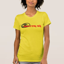SECTR 24 - O T amarelo das mulheres Camisetas