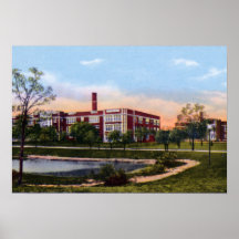 Segundo grau de Gary Indiana Horace Mann Pôsteres