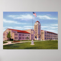 Segundo grau norte de Wichita Kansas Poster