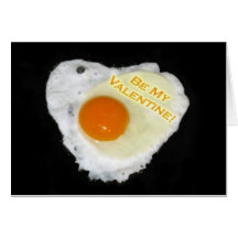 Seja meus namorados. Egg o coração Cartão