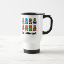 seja patos ducky do teste padrão engraçado diferen caneca