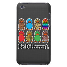 seja patos ducky do teste padrão engraçado diferen capa iPod Case-Mate