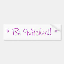 Seja Witched! Autocolante no vidro traseiro Adesivo