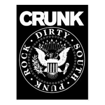 Selo de Lil Jon "Crunk " Cartoes Postais