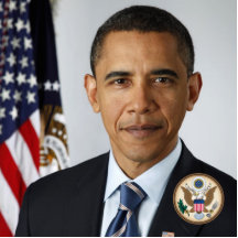 Selo do retrato dos E.U. Pres do oficial de Barack Esculturafotos