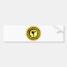 Selo fantástico do karaté adesivos