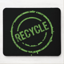 SELO REDONDO DO RECICLAR mousepads