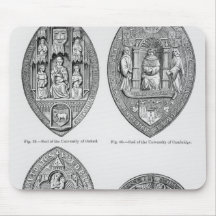 Selos das universidades mouse pad