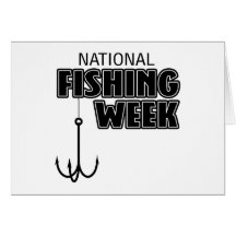 Semana nacional da pesca cartao