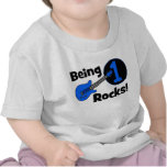 Sendo rochas 1! O primeiro aniversario do bebê per Camiseta