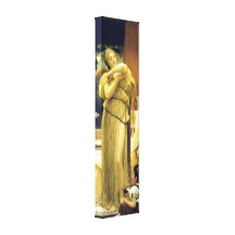 Senhor despindo-se Frederick Leighton do ~ de Venu Impressão De Canvas Envolvida