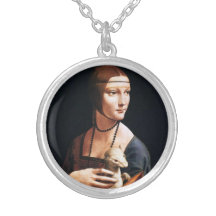 Senhora de Leonardo da Vinci com uma colar do armi