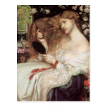 Senhora Lilith, Dante Gabriel Rossetti, arte do Vi Cartão Postal
