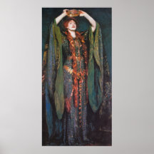 Senhora Macbeth, por John Singer Sargent Impressão