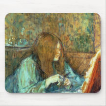 Senhora Poupoule em seu toalete, 1898 Mousepads