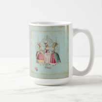 Senhoras de Paris do francês de Marie Antoinette canecas