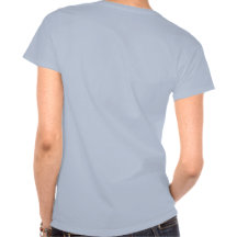 Senhoras do azul do logotipo da pomba t-shirts