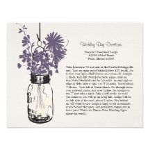 Sentidos do casamento dos Wildflowers & do frasco  Convite Personalizado